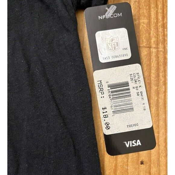 Kids Medium 5 / 6 Superbowl 50 Trophy Black T Shirt 2015 NWT Broncos Panthers - Picture 4 of 5